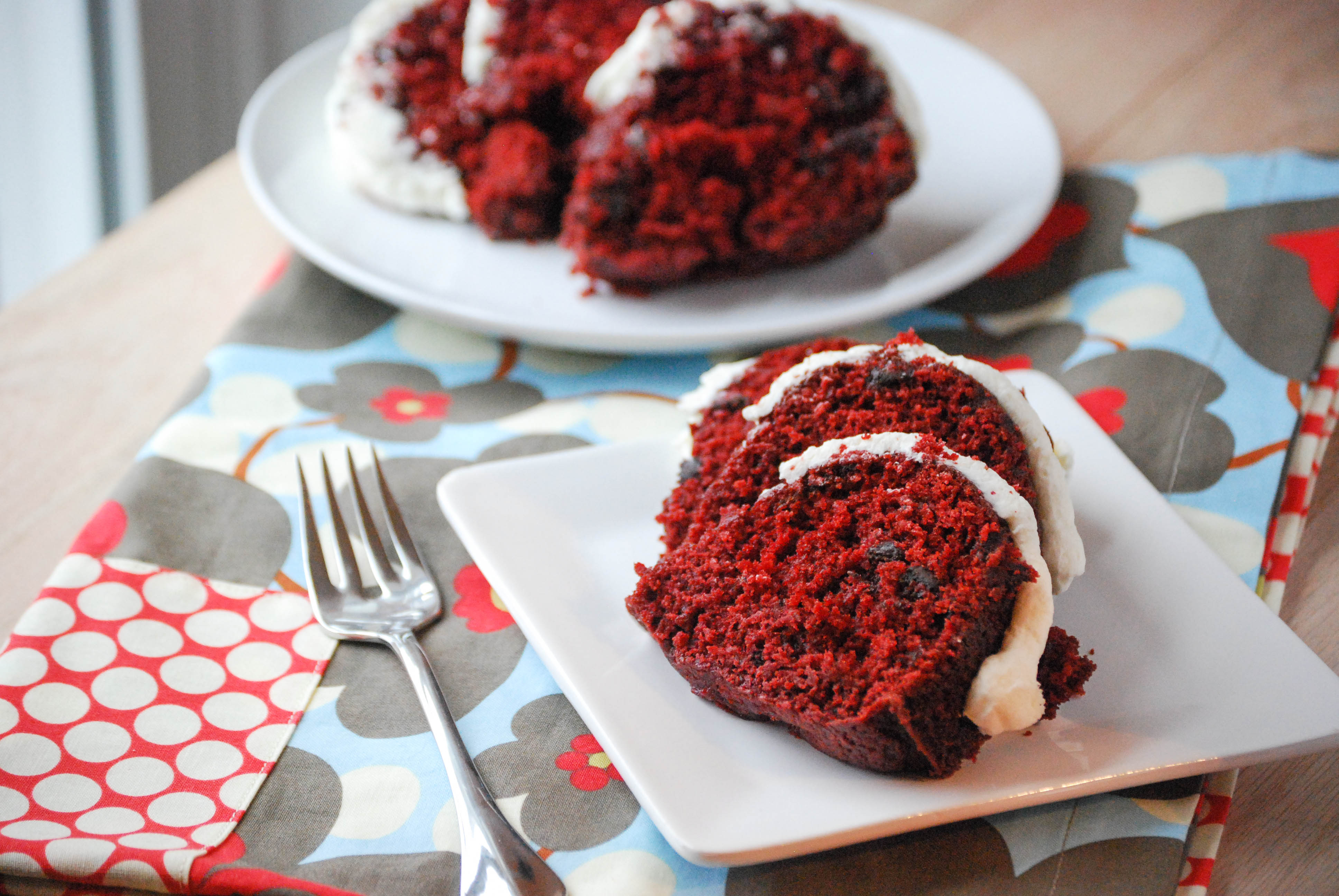 Chocolate Chocolate Chip Nothing Bundt Cake Copycat