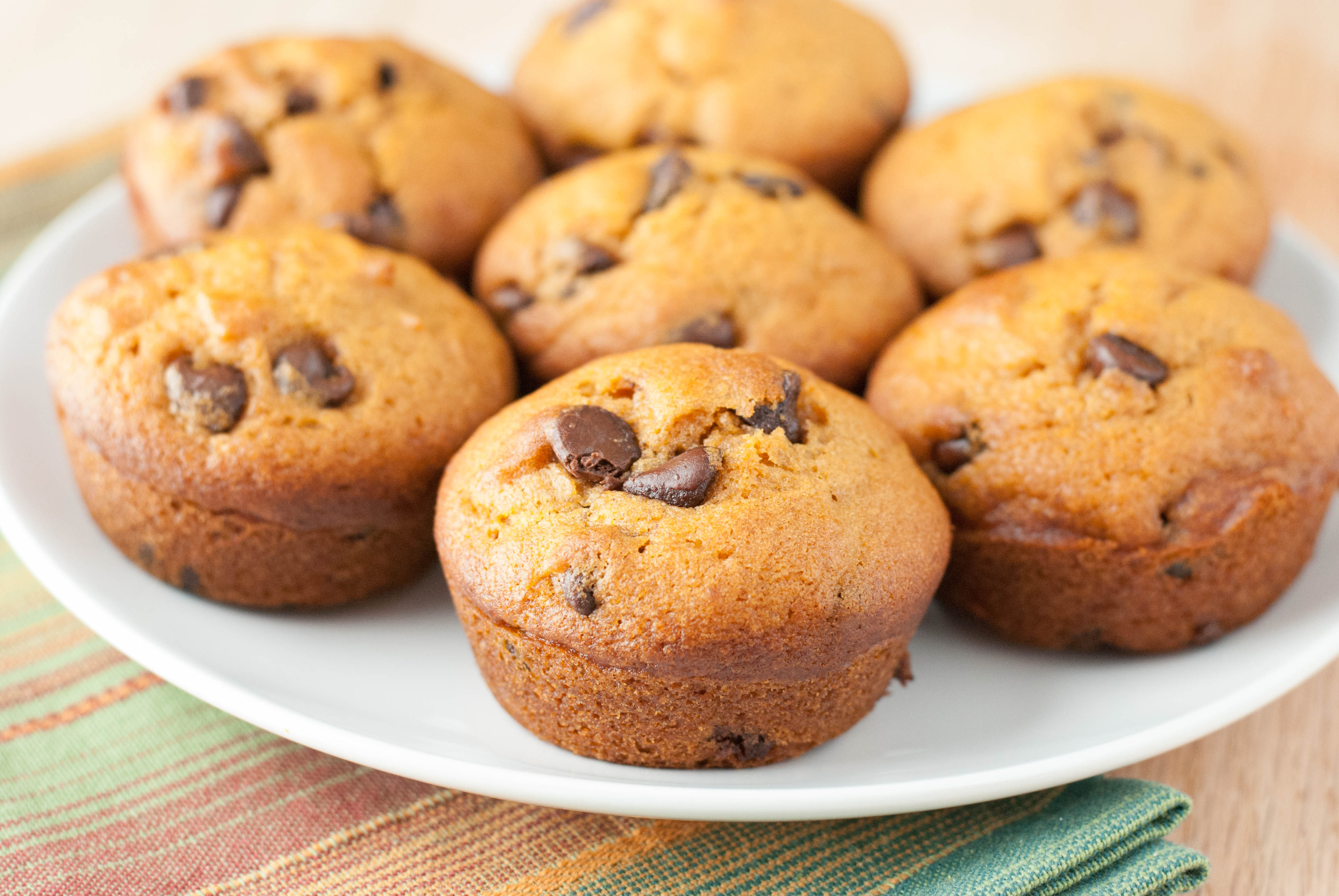 Mini Pumpkin Chocolate Chip Muffins Recipe