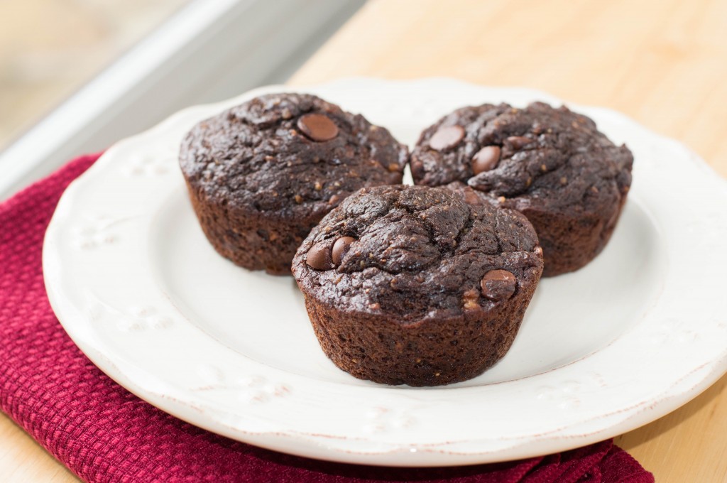 Chocolate Almond Butter Muffins (1 of 4)