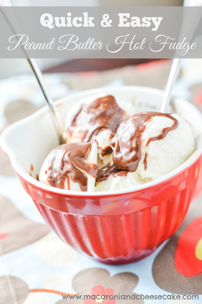 Peanut Butter Hot Fudge