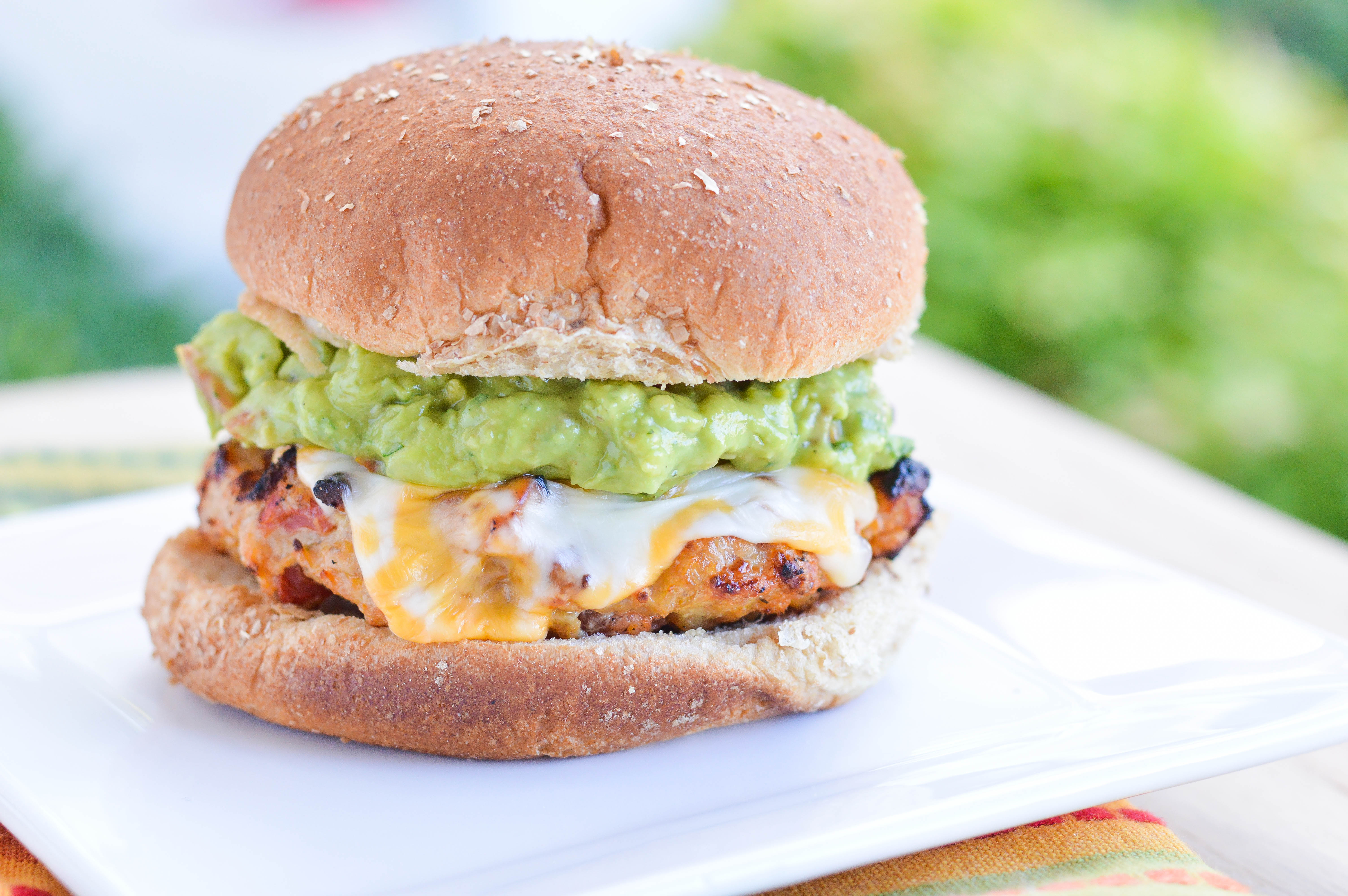 Caribbean Chicken Burgers