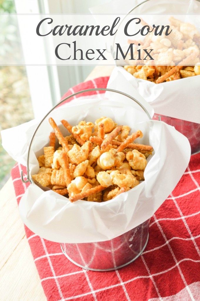 Caramel Corn Chex Mix