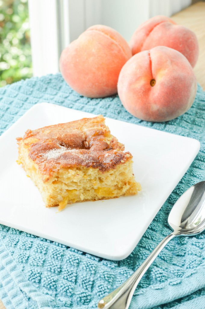 Fresh Peach Cake (1 of 2)