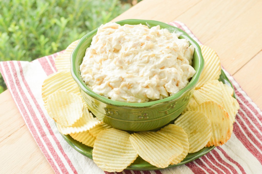 Caramelized Onion Dip {Macaroni and Cheesecake} 