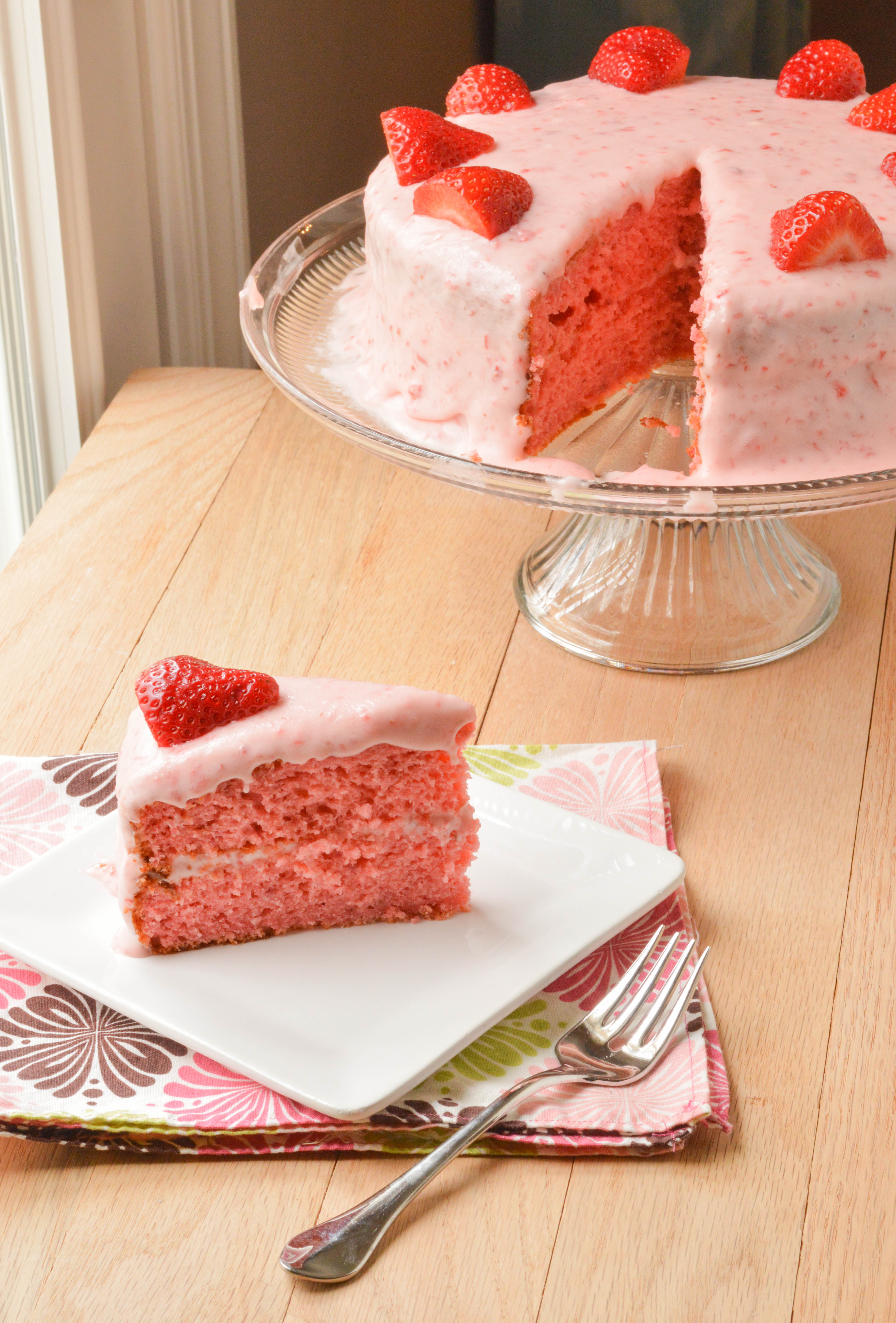 strawberry cake recipe