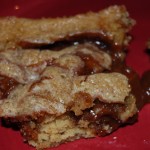 Caramel Apple Kiss Blondies