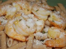 Healthy Shrimp Scampi