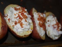 Mini Blue Cheese Twice Baked Potatoes