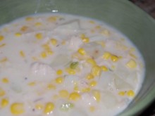 Light Chicken Corn Chowder