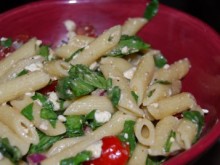 Penne with Tomatoes and Feta