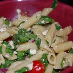 Penne with Tomatoes and Feta