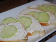Elegant & Updated Cucumber Sandwiches