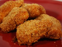 Oven-Fried Honey Chicken Nuggets