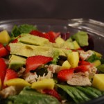 California Chicken Salad with Balsamic Poppy Seed Dressing