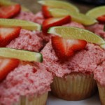 Strawberry Limeade Cupcakes