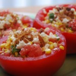 Tomatoes Stuffed with Roasted Corn Salad