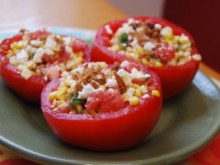 Tomatoes Stuffed with Roasted Corn Salad