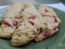 Juicy Strawberry Scones