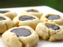 Chocolate Thumbprint Cookies