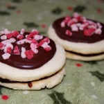 Peppermint Chocolate Sandwich Cookies