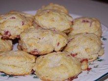 Salami Four Cheese Biscuits