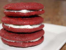 Red Velvet Whoopie Pies