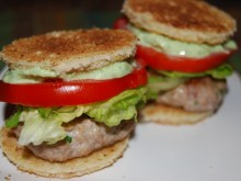Club Burger Sliders with Avocado Ranch Dressing