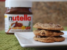 Nutella Chocolate Chip Cookies