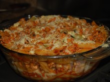 Baked Pasta with a Turkey Meat Sauce