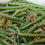Green Beans with Maple Pecan Vinaigrette