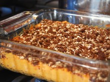 Lightened Up Sweet Potato Casserole