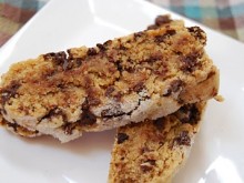 Chocolate Chip Peanut Butter Biscotti