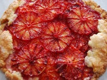 Flaky Blood Orange Tart