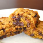 Pumpkin Chocolate Chip Blondies