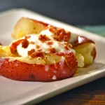 Roasted, Smashed & Loaded Potatoes