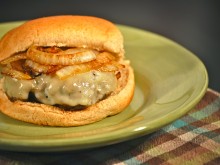 Philly Cheesesteak Burgers