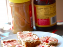 Peanut Butter & Jelly Cookie Bars