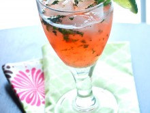 Virgin Strawberry Mojitos