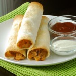 Baked BBQ Chicken Taquitos