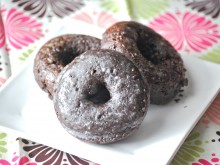 Chocolate Cake Doughnuts