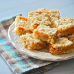 Peach Pie Crumb Bars