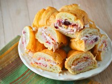 Turkey Cranberry Croissants