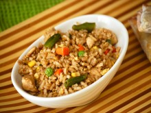 Healthier Chicken Fried Rice