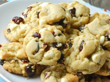 White Chocolate Cranberry Cookies