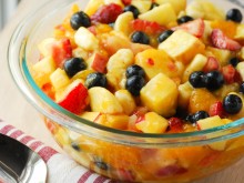 Glazed Summer Fruit Salad