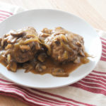 Hamburger Steak with Mushroom Gravy