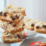 Chocolate Chip Cookie Dough Cheesecake Bars