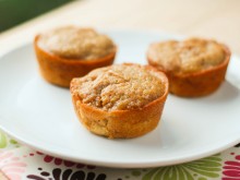 Peach Cobbler Muffins