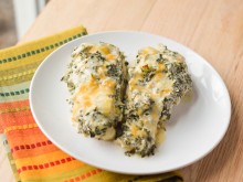 Lighter Spinach & Artichoke Dip Chicken