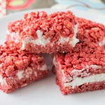 Red Velvet Rice Krispie Treats